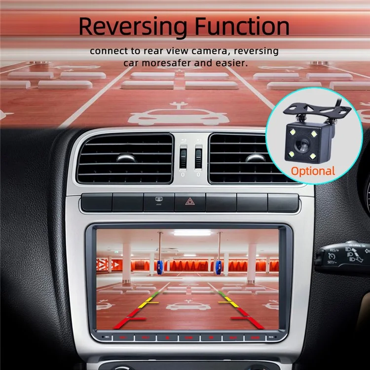 RH-753F For Golf MK5 / Polo / Passat / Jetta 1G+32G 9-inch HD Multimedia Player Car FM Radio Android 13 Carplay Music Video Player