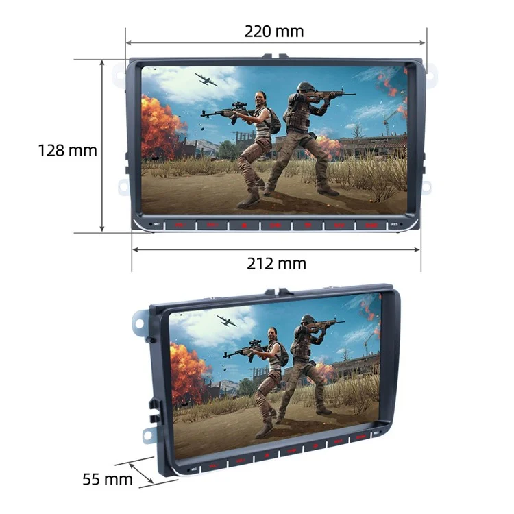RH-753F For Golf MK5 / Polo / Passat / Jetta 1G+32G 9-inch HD Multimedia Player Car FM Radio Android 13 Carplay Music Video Player