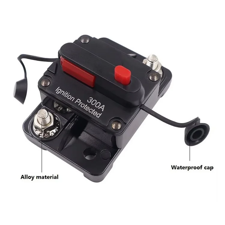 30A - 300A 12 - 48V DC IP67 Wasserdichter Schutzschalter mit manueller Rückstellung für Auto / Yacht / Wohnmobil - 30A