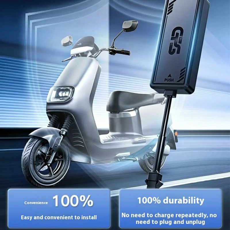 PG07 4G GPS Tracker für Fahrzeuge Motorräder Auto Diebstahlschutz Locator Ohne Aufladen, 2-Draht / Ohne Relais