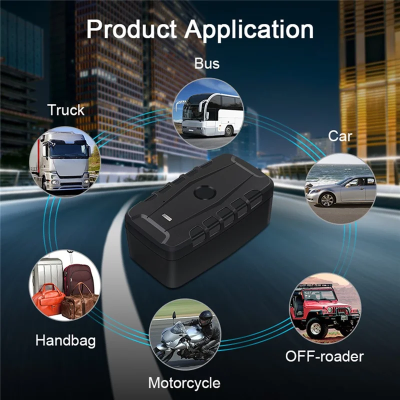 Трекер TKSTAR TK918 GPS с сильным магнитом, автомобильный, с функцией позиционирования в реальном времени, управление автопарком, длительное время ожидания, сигнализация - штекер ЕС