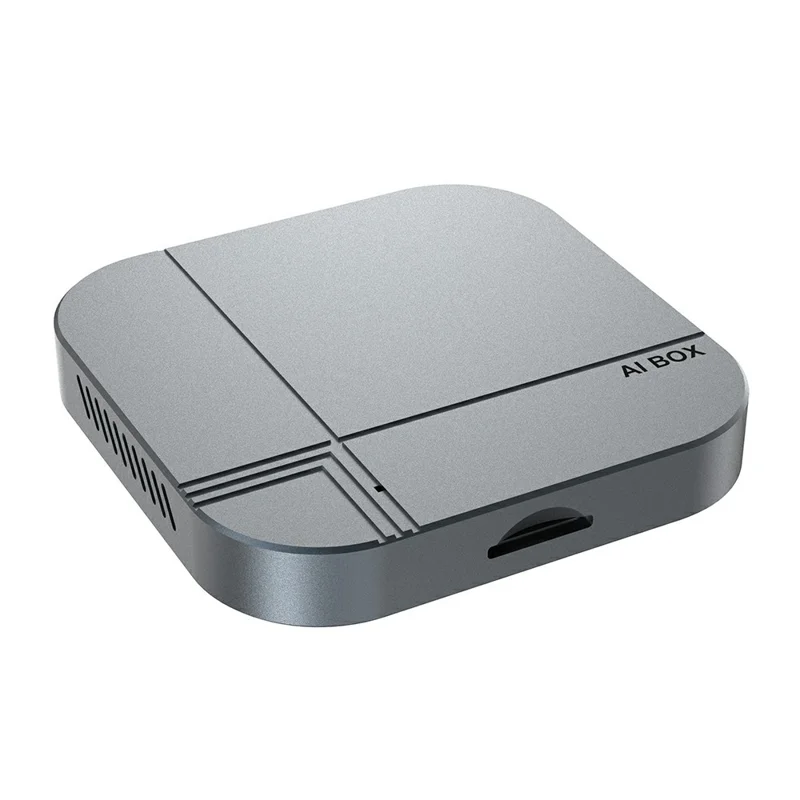 Adaptateur K712 4+32 Go Boîtier AI Wireless CarPlay Android Auto pour véhicules iPhone Android - Argent