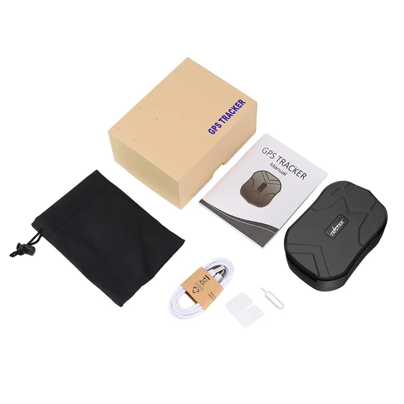 TKSTAR TK907 2G GPS Tracker 20000mAh Battery Magnetic Vehicle Asset Locator - Black