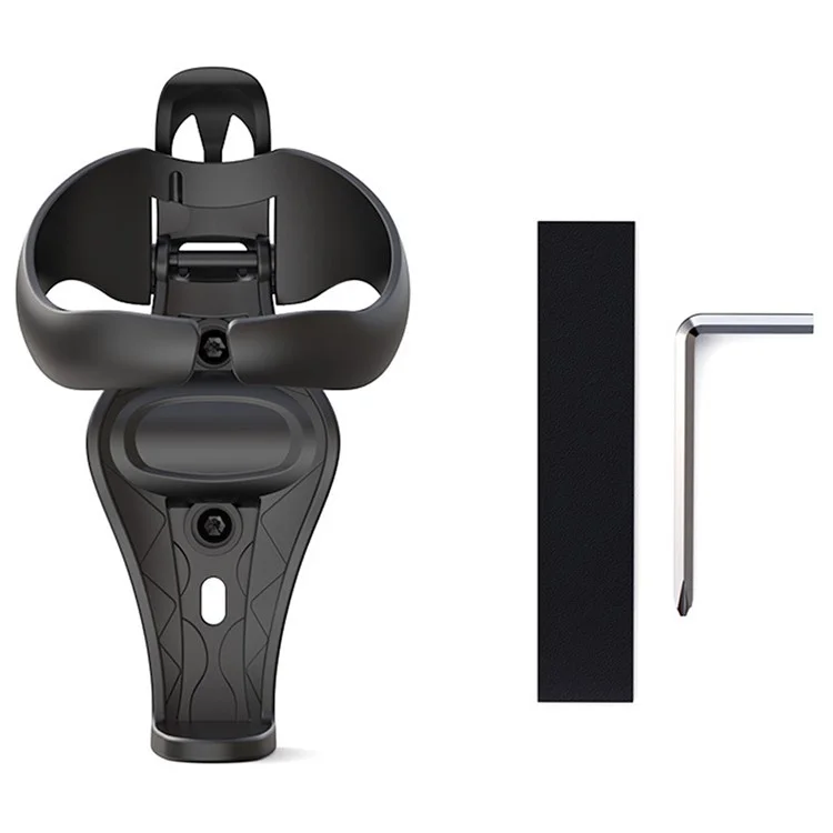 Держатель для бутылок ABS Portable Riding Water Cup Holder Mount with Bracket - Черный