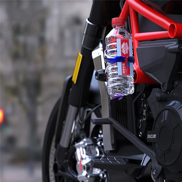 Держатель для бутылок ABS Portable Riding Water Cup Holder Mount with Bracket - Черный