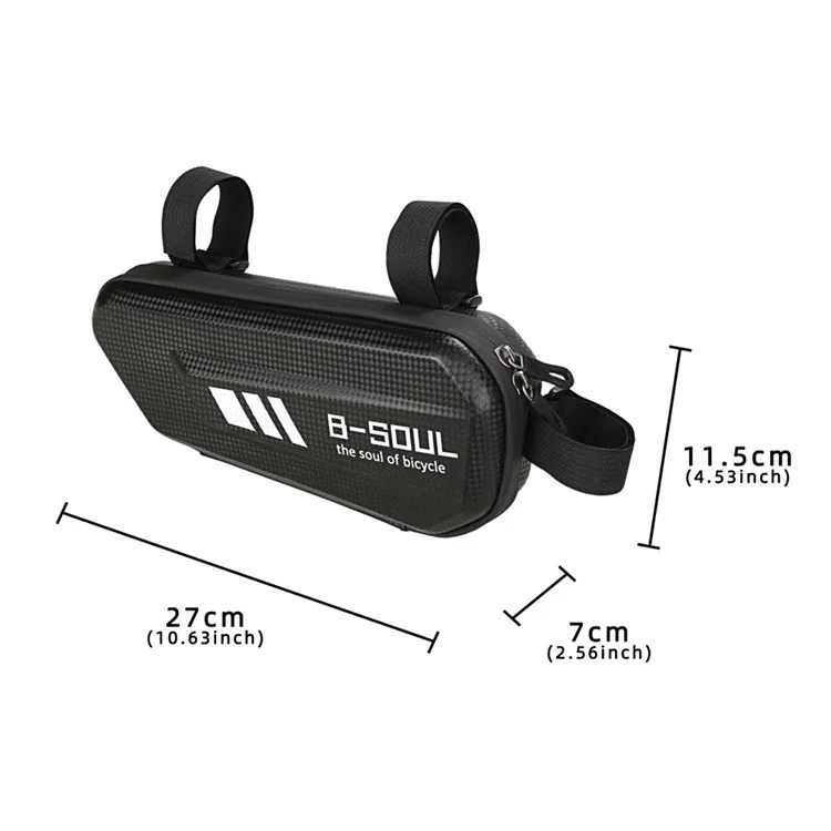 B-SOUL 2Pcs Left and Right Motorcycle Side Bag Waterproof Repair Tools Storage Hard Shell Bag, 2L