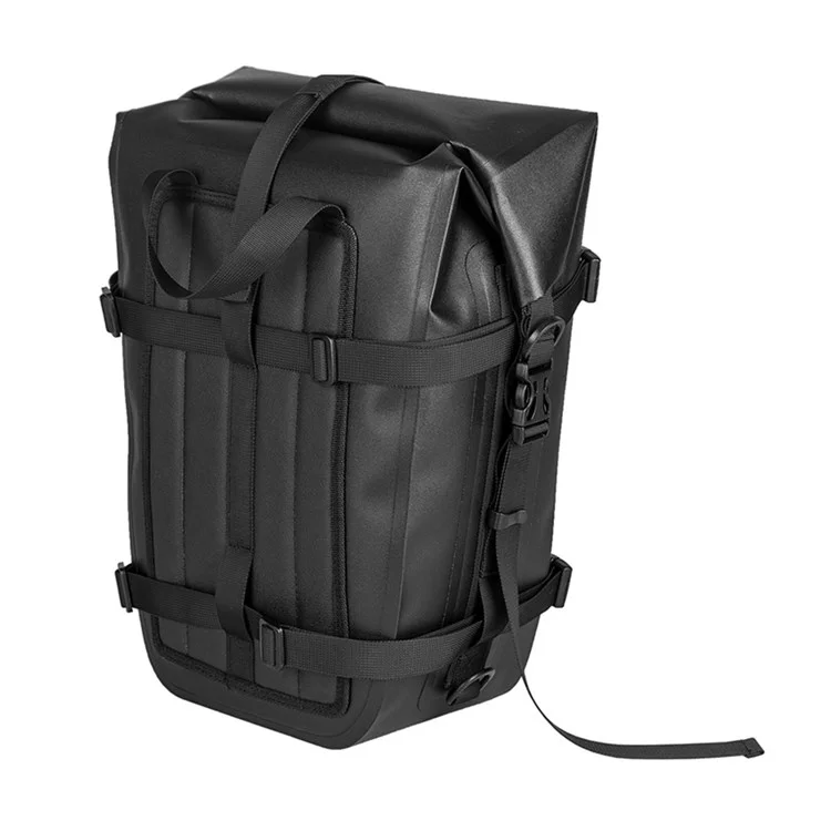 RZAHUAHU 16L Motorcycle Rear Bag Motor Side Tail Bag Waterproof Saddle Storage Bag Motorbike Touring Bag