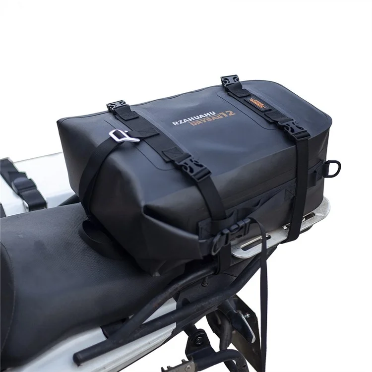 RZAHUAHU 16L Motorcycle Rear Bag Motor Side Tail Bag Waterproof Saddle Storage Bag Motorbike Touring Bag