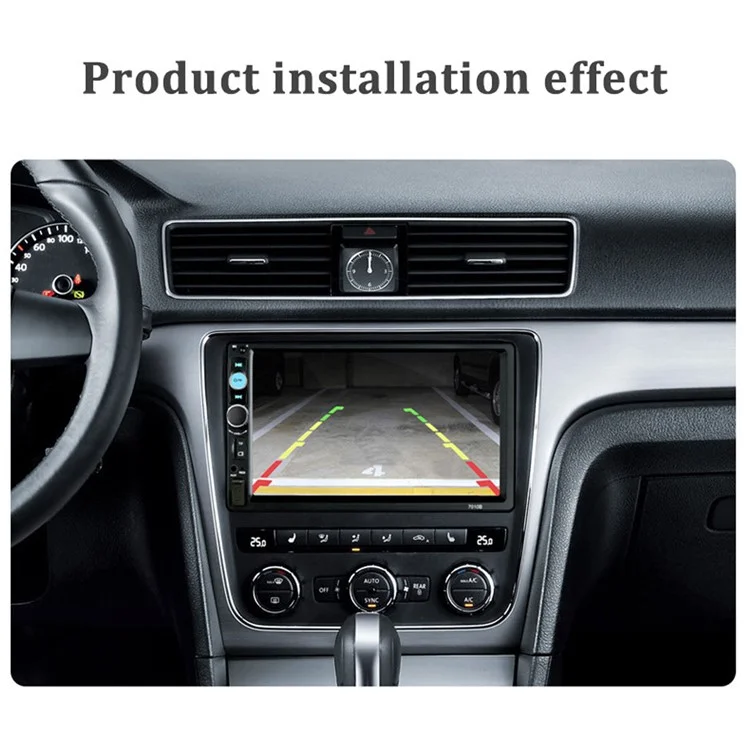 7010B 7-inch Touch Screen Car MP5 Player Multi-functional Car Audio Device Parking System