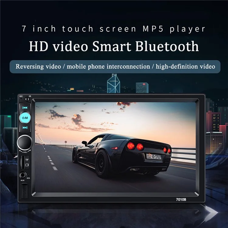 7010B 7-inch Touch Screen Car MP5 Player Multi-functional Car Audio Device Parking System