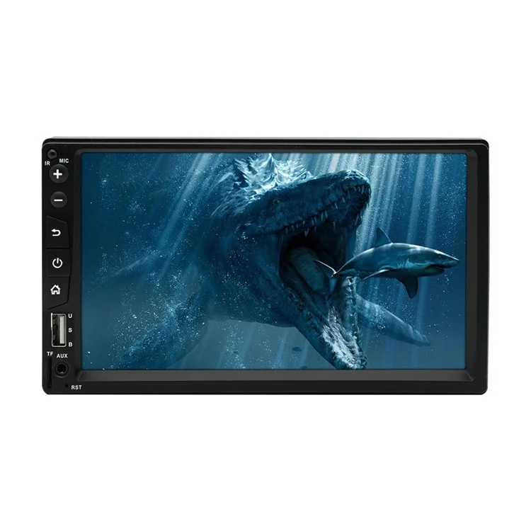 7701B-3 7-Zoll-MP5-Carplayer mit 12-Licht-Kamera / Lenkradsteuerung, Auto-Center-Konsole-Videorekorder
