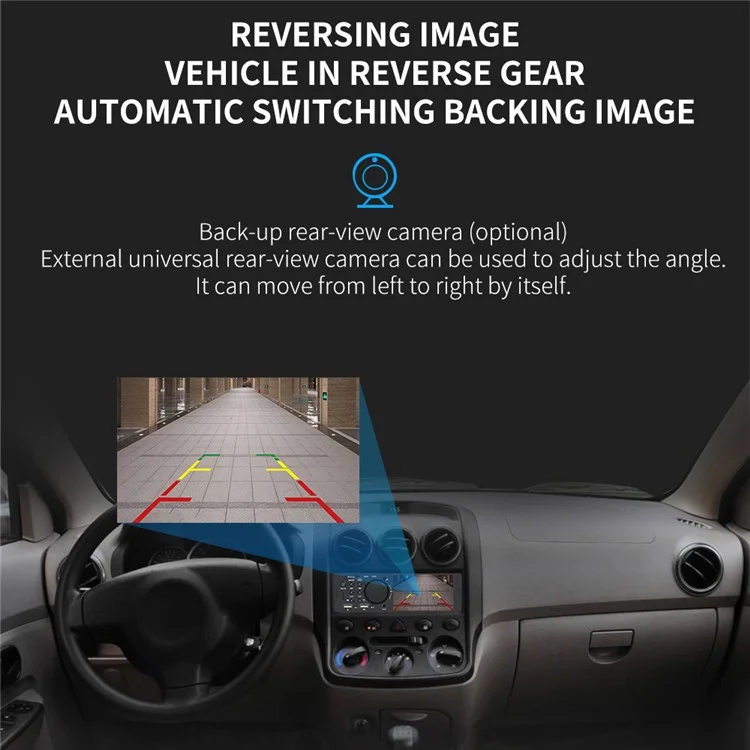 7805C 4.1-inch Touch Screen Dual USB Port Car MP5 Player Intelligent Bluetooth-compatible Radio Car Audio (No Battery)