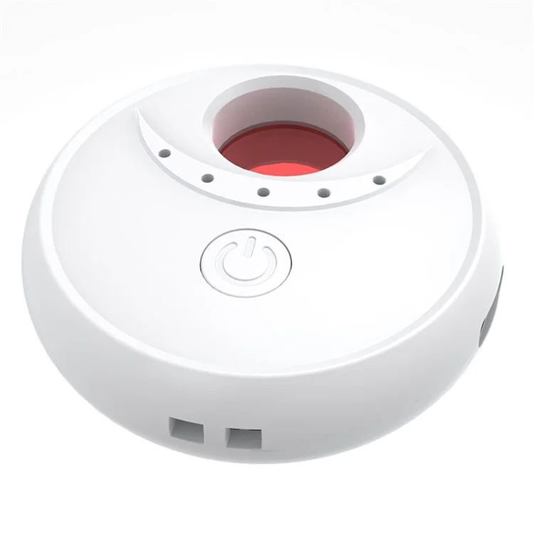 X17 Anti-Peep Camera Detector 4 AI Infrared Lamp Beads Camera Finder Portable GPS Car Signal Location Detector - White