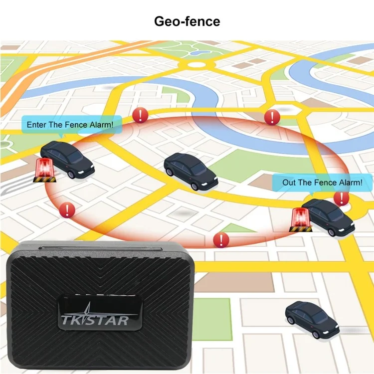 TKSTAR TK913 Автомобильный GPS-трекер 2G GPRS с автоматическим голосовым мониторингом, бесплатным веб-приложением
