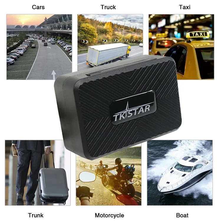 TKSTAR TK913 Автомобильный GPS-трекер 2G GPRS с автоматическим голосовым мониторингом, бесплатным веб-приложением
