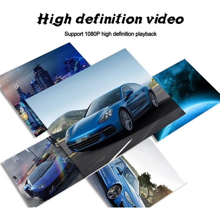 PND-Q5 5-inch Wireless Car Play Portable Motorcycle Navigator Bluetooth-compatible HD Video Playback