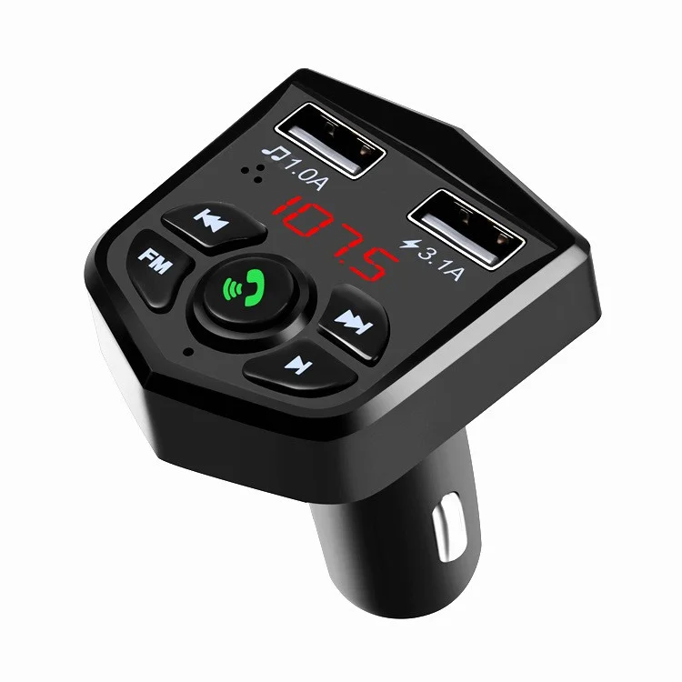 803 Bluetooth FM Mp3 Player Bluetooth Chiama Car Caricatore a Mani Libere a Mani Libere Music Adapter Adapter Adattatore Bluetooth/TF Card/U Disk
