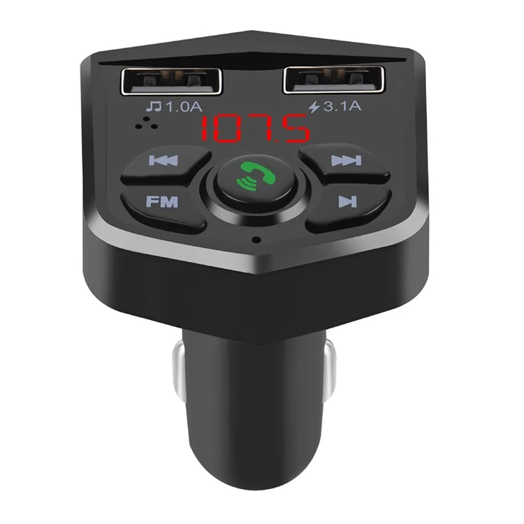 803 Bluetooth FM Mp3 Player Bluetooth Chiama Car Caricatore a Mani Libere a Mani Libere Music Adapter Adapter Adattatore Bluetooth/TF Card/U Disk