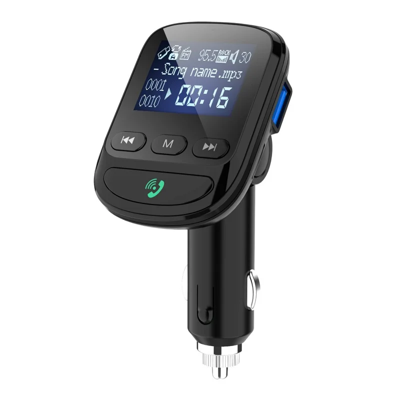 BT06 Bluetooth Reproductor De Música Bluetooth Llamadas Con Manos Libres Llamadas Cigarette Encendedor Adaptador Kit Con Transmisor Digital FM