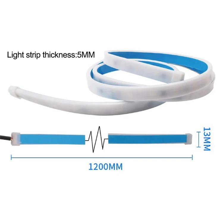 1.2m 60-LED Strip Signal Light Car Trunk Illumination Rear Brake Backup Lamp Turn Signal Light
