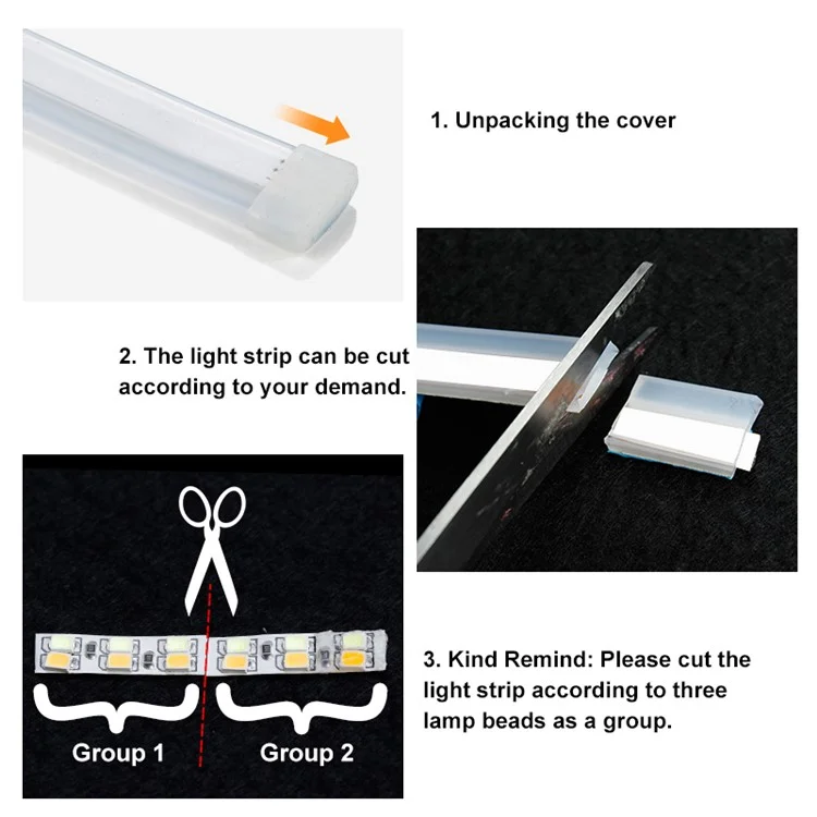 2Pcs 30cm Waterproof Car DRL Flexible LED Strip Daytime Running Light Turn Signal Light - Red / Yellow