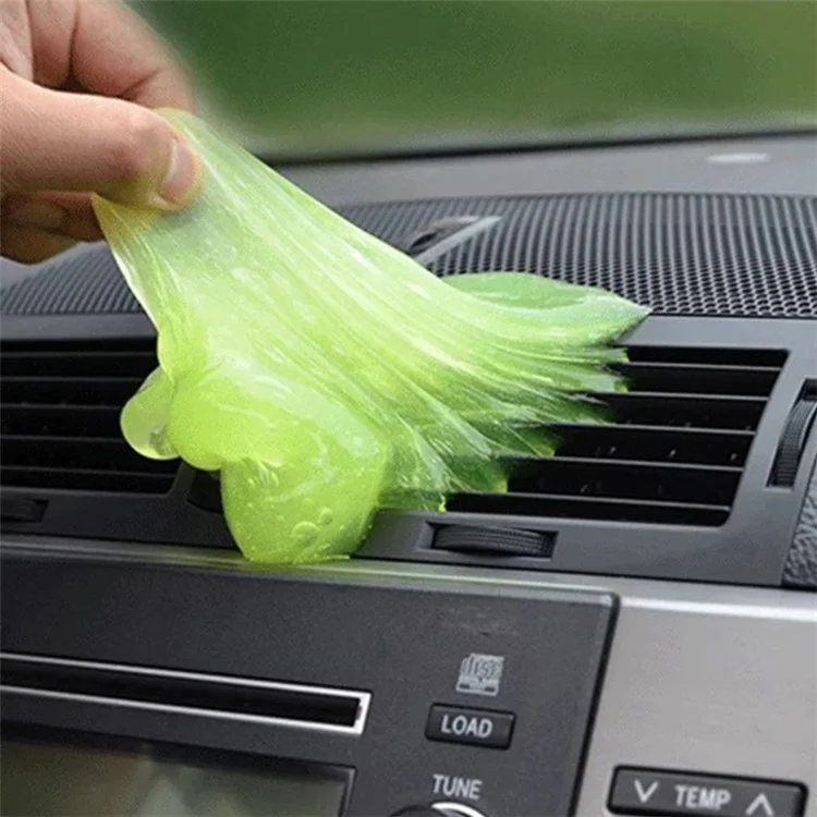 Keyboard Dust Cleaner Magic Sticky Gel Flexible Cleaning Gel for PC Laptop Car Air Vent Dashboard - Green