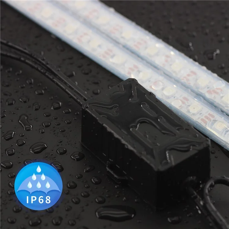 E18U 1.8m USB LED Strip Lights Voice / RC Control Breathing Light for Car Outside Modified Colorful Ambient Lights