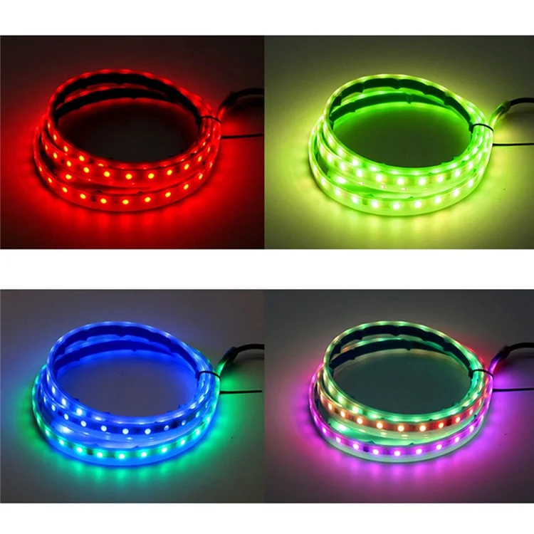 Tira de luz LED para capó de coche JG02 de 150 cm, impermeable, luz de marcha diurna, 12 V, lámpara de atmósfera decorativa dinámica de Phantom