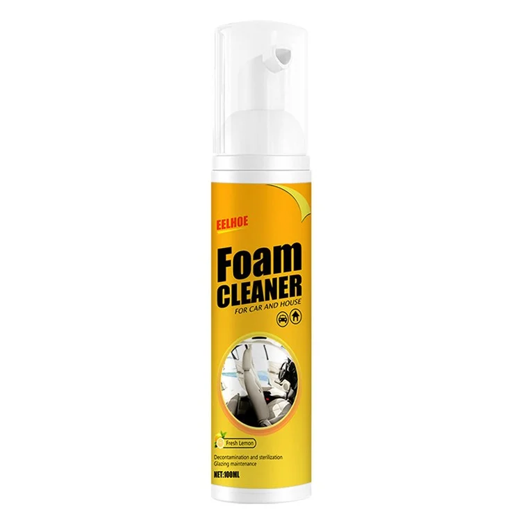 EELHOE 100ml Multifunctional Foam Cleaner Car Interior Seat Steering Wheel Cleaner