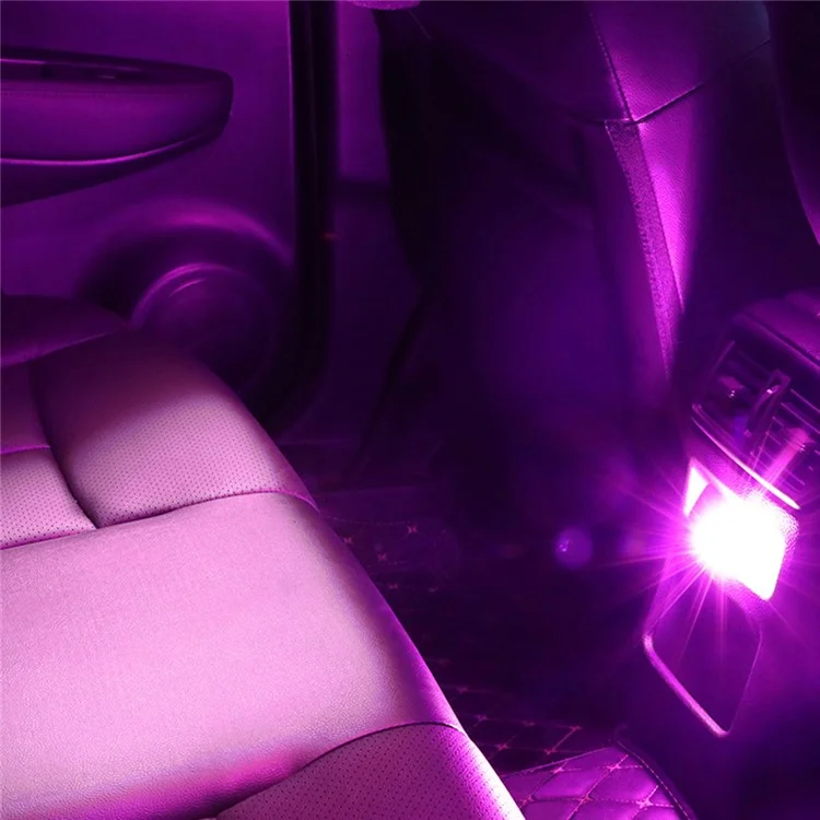 Luce ambiente interna per auto USB in PVC wireless a lampeggio SUV - Multicolore