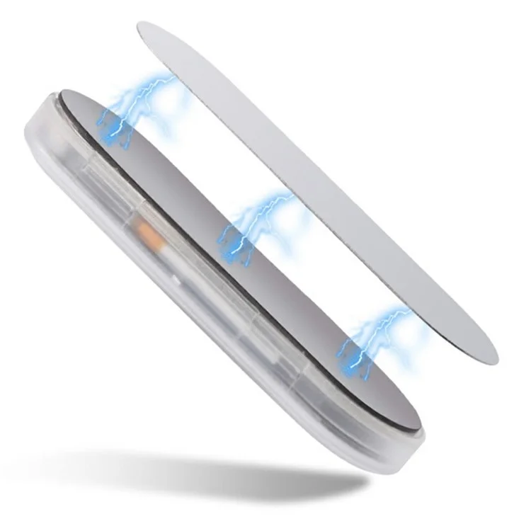Sensor USB Charging 8-LED Single Color Car Ambient Light - Ice Blue