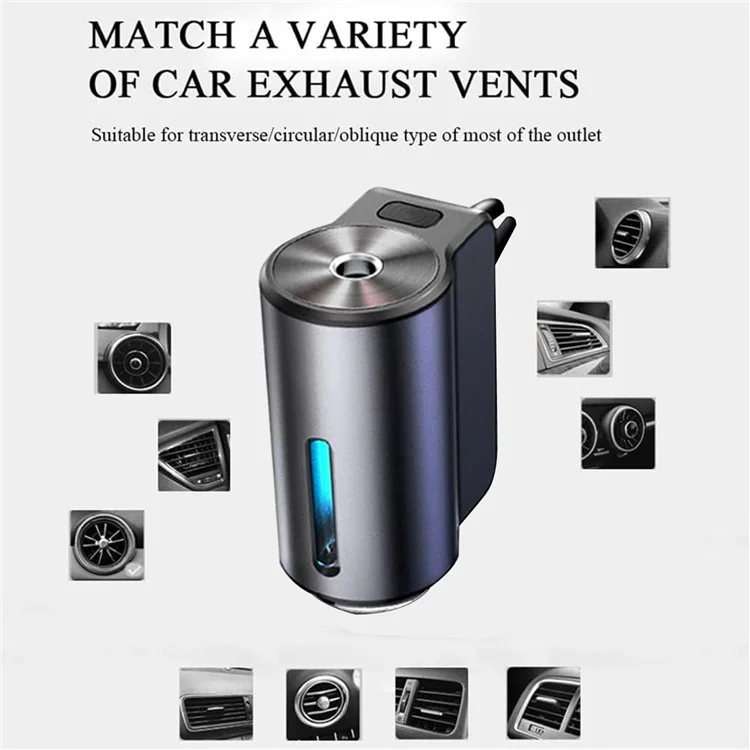 Car Air Vent Fragrance 3 Intensity Levels Smart Aroma Diffuser Air Freshener Perfume - Cologne