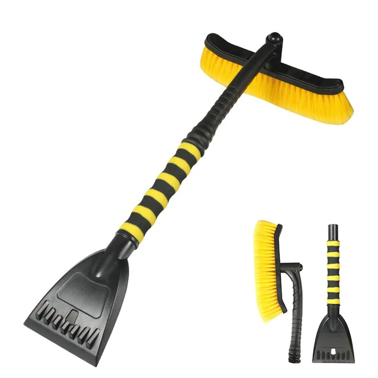 Pá de Remoção de Neve Desmontável ABS+Esponja 1299 - Amarelo