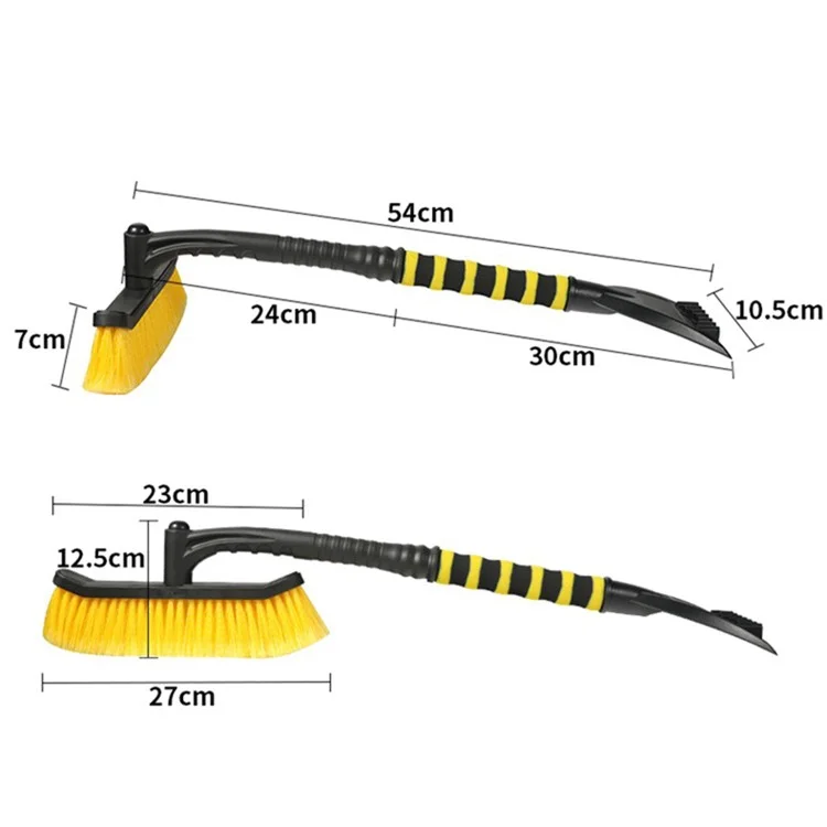 Pá de Remoção de Neve Desmontável ABS+Esponja 1299 - Amarelo
