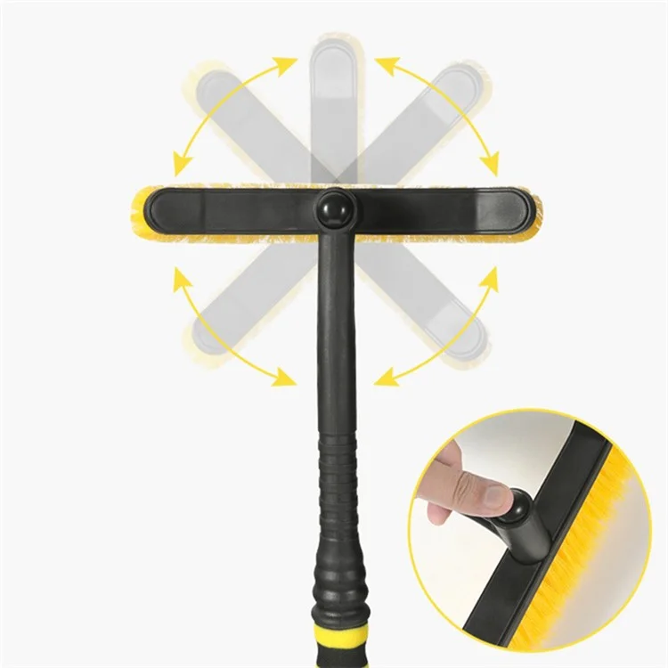 Pá de Remoção de Neve Desmontável ABS+Esponja 1299 - Amarelo