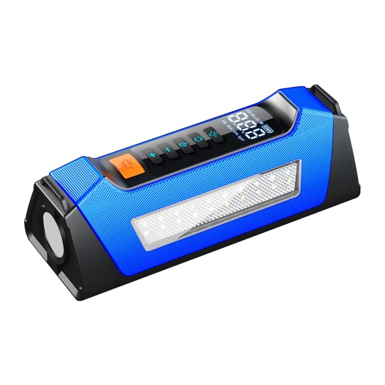 PS-219 All-in-One Emergency Start 6000mAh Battery Power Supply Vehicle Air Pump - Blue