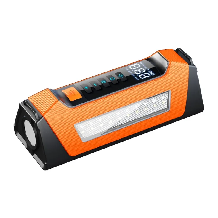 PS-219 All-in-One Emergency Start 6000mAh Battery Power Supply Vehicle Air Pump - Orange