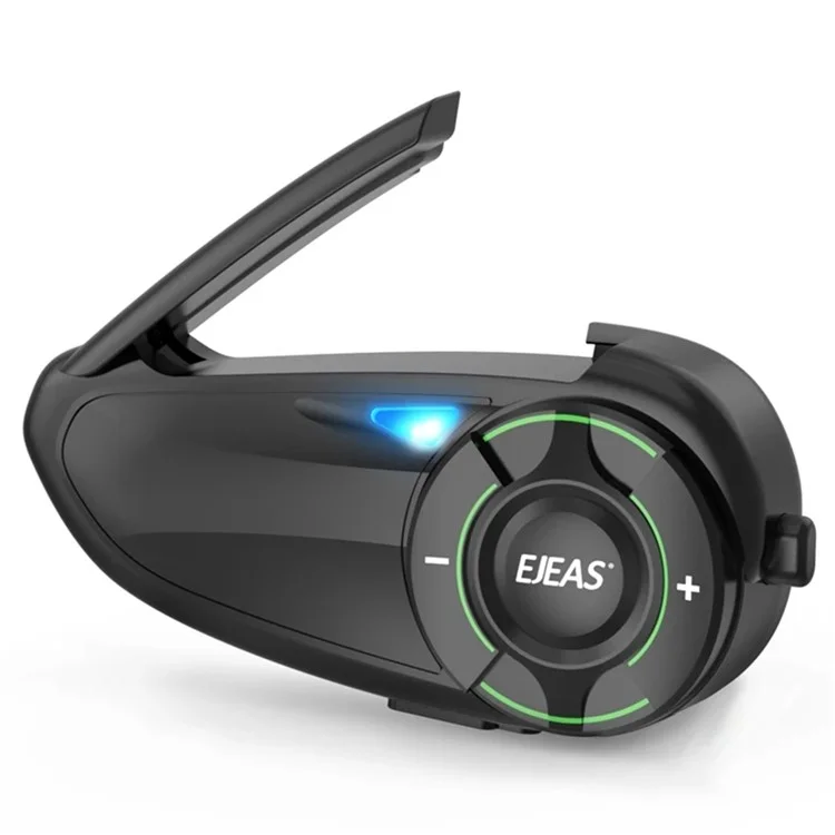 EJEAS Q8 1Pair Mesh3.0 Intercom Motorcycle Helmet Bluetooth Headset for 6 Riders (CE)