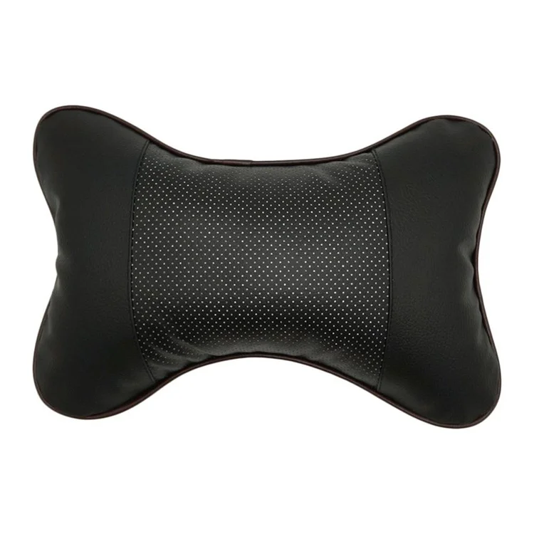 Cuscino poggiatesta per auto confortevole, morbido e traspirante - Cuscino per il collo per auto, sostegno per il collo per auto, cuscino poggiatesta per auto, design ergonomico per alleviare la fatica del collo - Nero