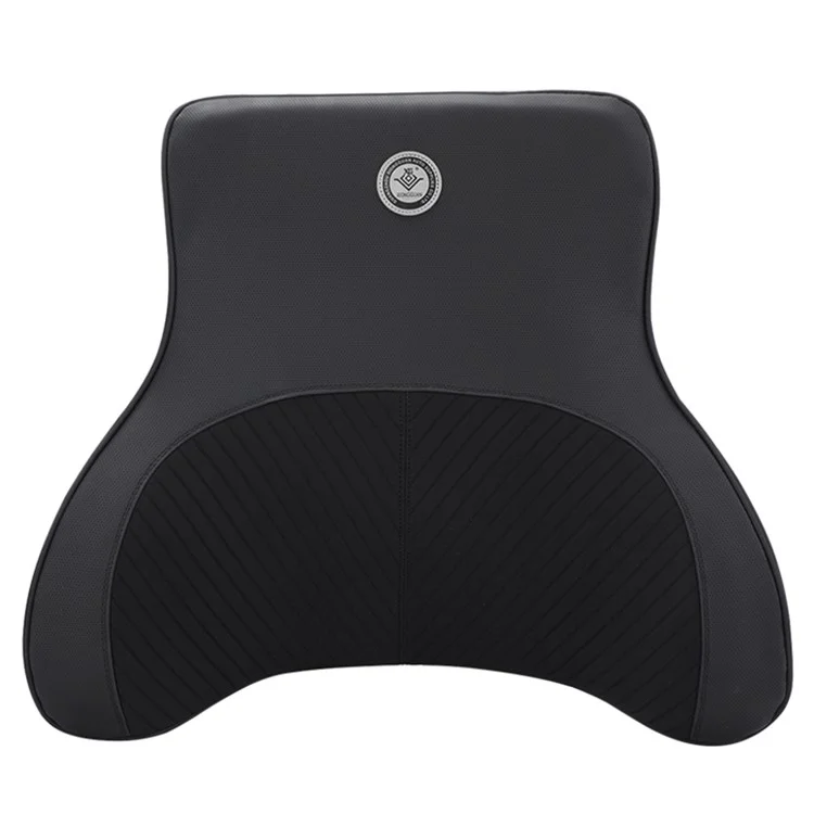 Xiongguan TK004B Seat De Assento De Carro Suporte Lombar Memória De Almofada Cintura De Espuma Pillow Rest - Preto
