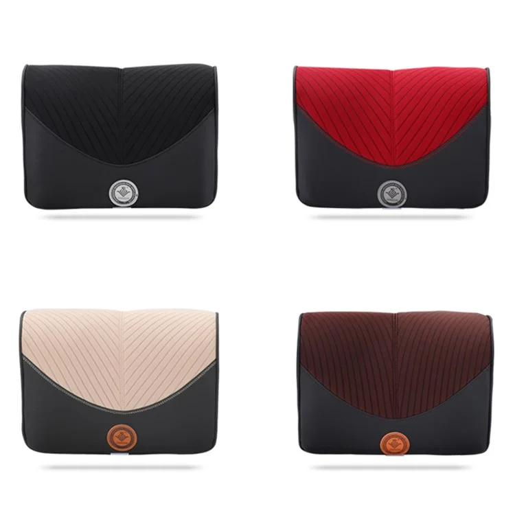 XIONGGUAN TK004A Car Seat Head Neck Support Pillow Soft Memory Foam Headrest Cushion - Black