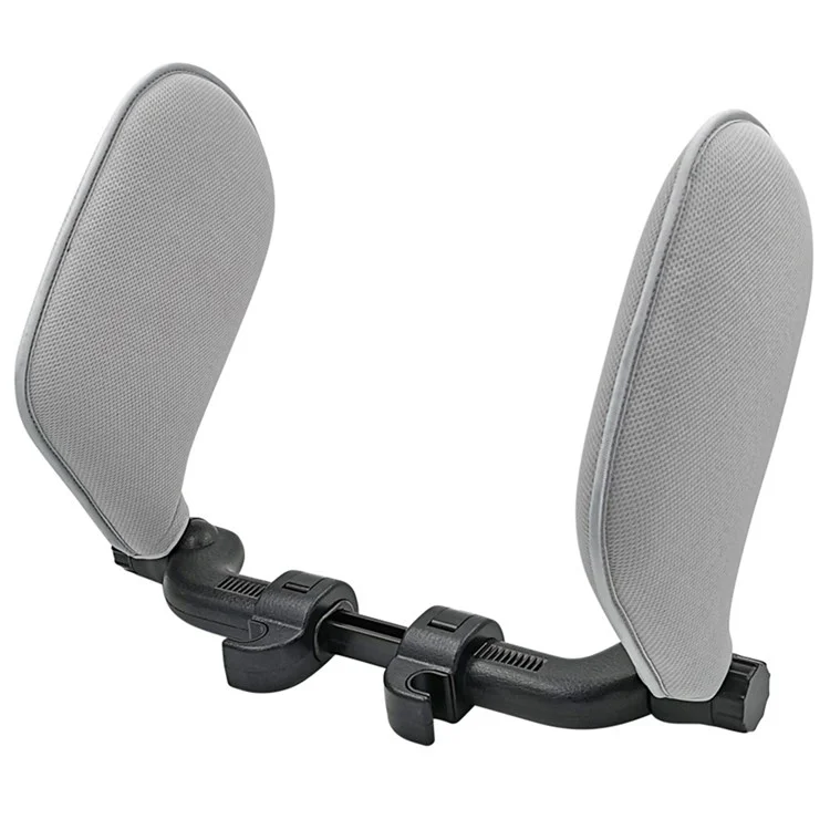Car Neck Headrest Pillow Cushion Car Seat Memory Foam Padding Sleep Side Head Cervical Spine Support - Grey