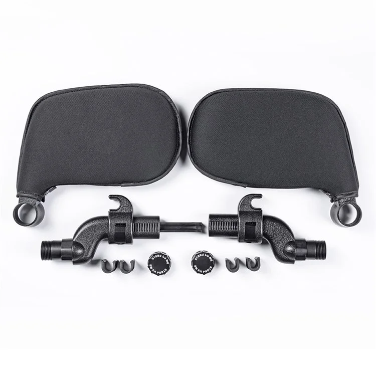 Car Neck Headrest Pillow Cushion Car Seat Memory Foam Padding Sleep Side Head Cervical Spine Support - Grey