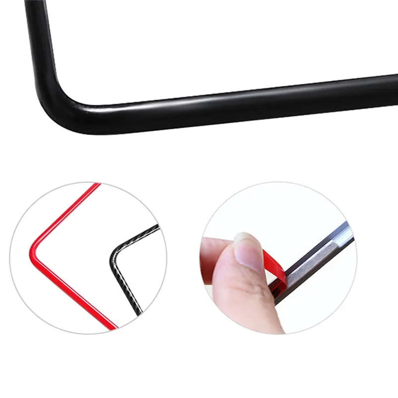 Écran de Console de Centre Automobile Décoration D'outils de Cadre D'installation Facile Pour Tesla Modèle 3 Modèle Y - Blanche