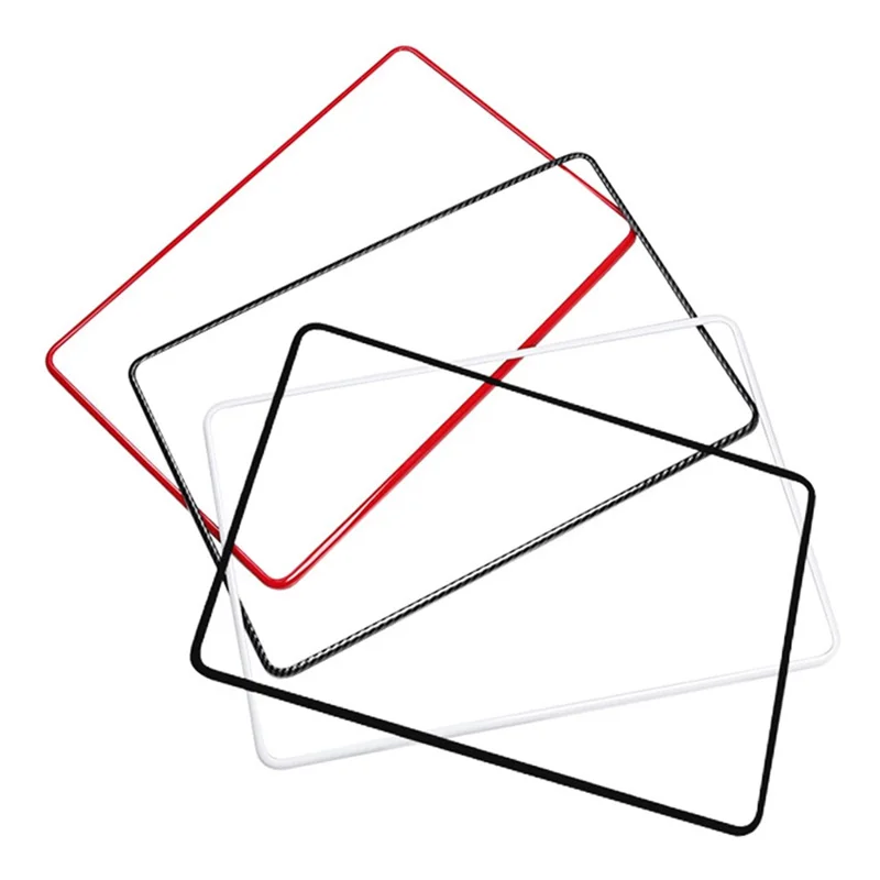 Écran de Console de Centre Automobile Décoration D'outils de Cadre D'installation Facile Pour Tesla Modèle 3 Modèle Y - Blanche