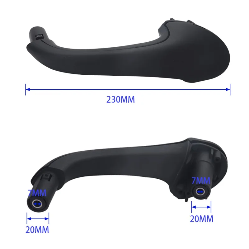 A5309-01 Car Front Left Interior Door Pull Handle Vehicle Inner Door Handle Replacement Parts for C230 2003-2007 / C240 2003-2005 (OE: 2038101651)