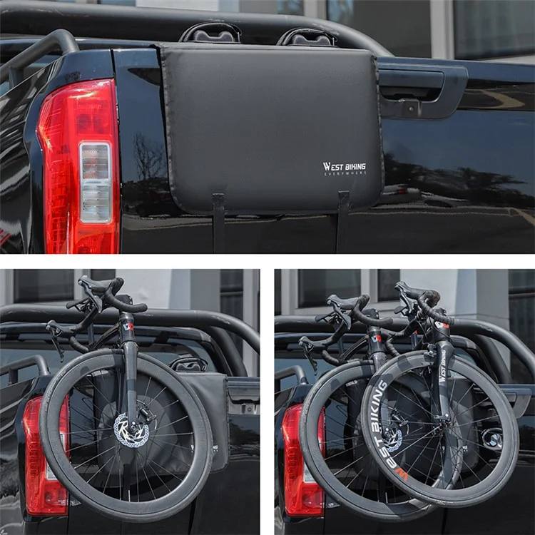 WEST BIKING YP0707369 Велосипедная Транспортная Платформа Защита Для Кузова Грузовика, Вместимость 2 Велосипеда