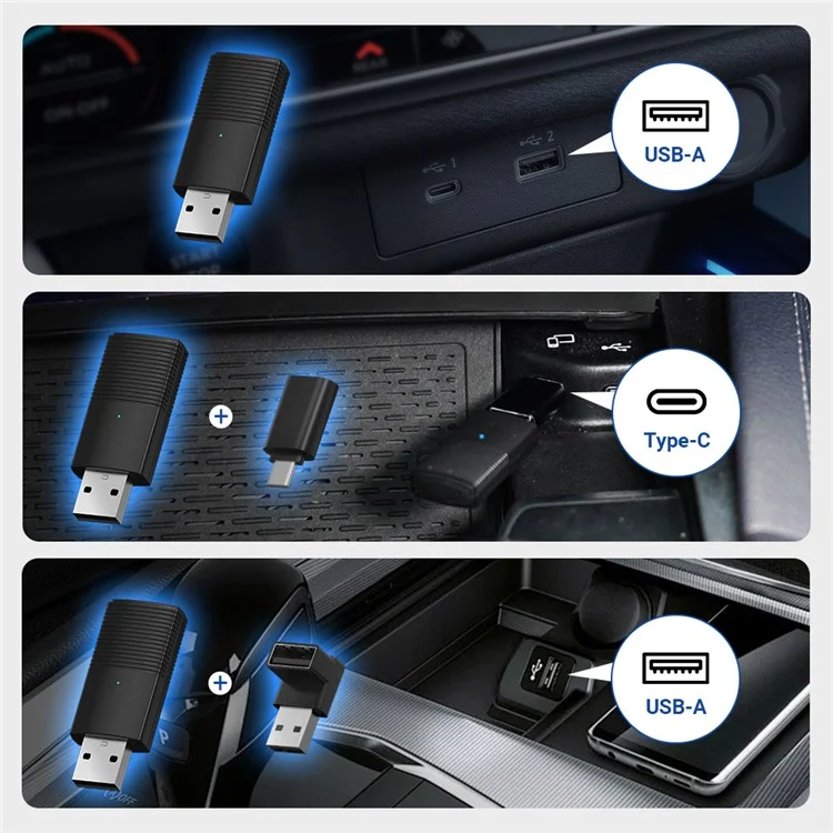 Adaptador inalámbrico de CarPlay inalámbrico para automóviles en miniatura
