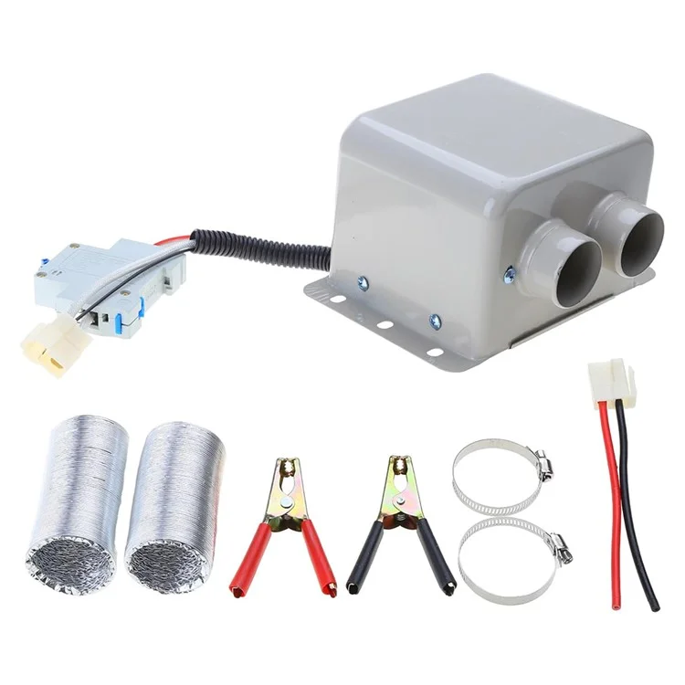 24V 800W Dual Hole Car Heater Window Defrosting Defogging Vehicle Interior PTC Heater