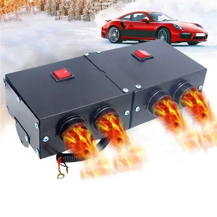 Chauffage de voiture à 4 trous, désembuage et désembuage de la fenêtre de l'intérieur du véhicule - 12V
